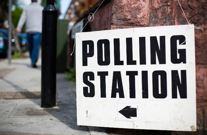 Polling station image